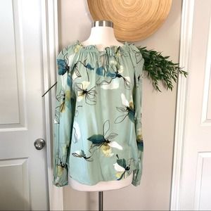 Target A New‎ Day- Floral Rayon Blouse. Sz S